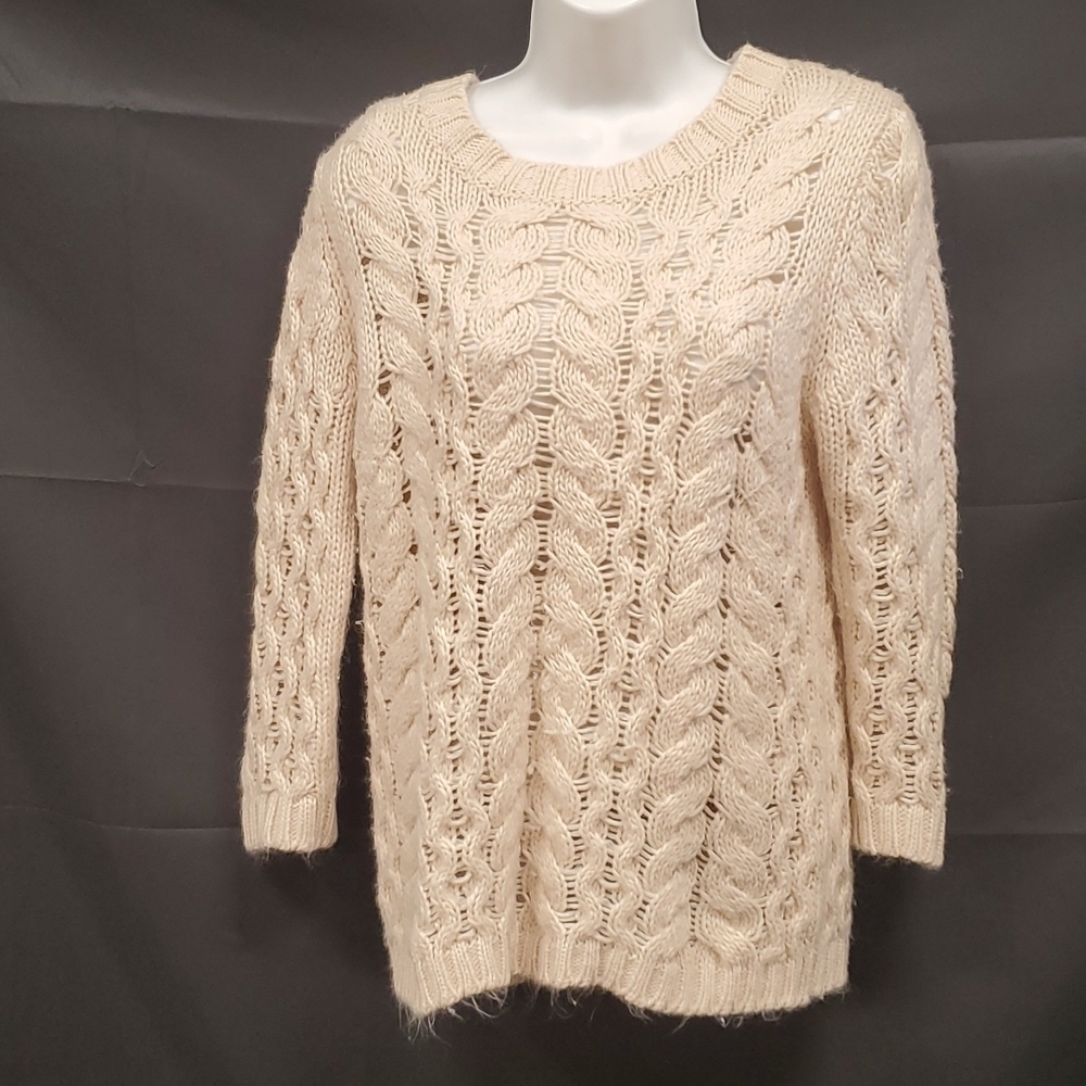 Joe Fresh Cabled Sweater SZ MD